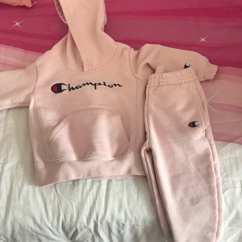 Toddler girl Champion sweat suit